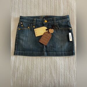 NWT Size 2 Frankie B. Mini jean skirt